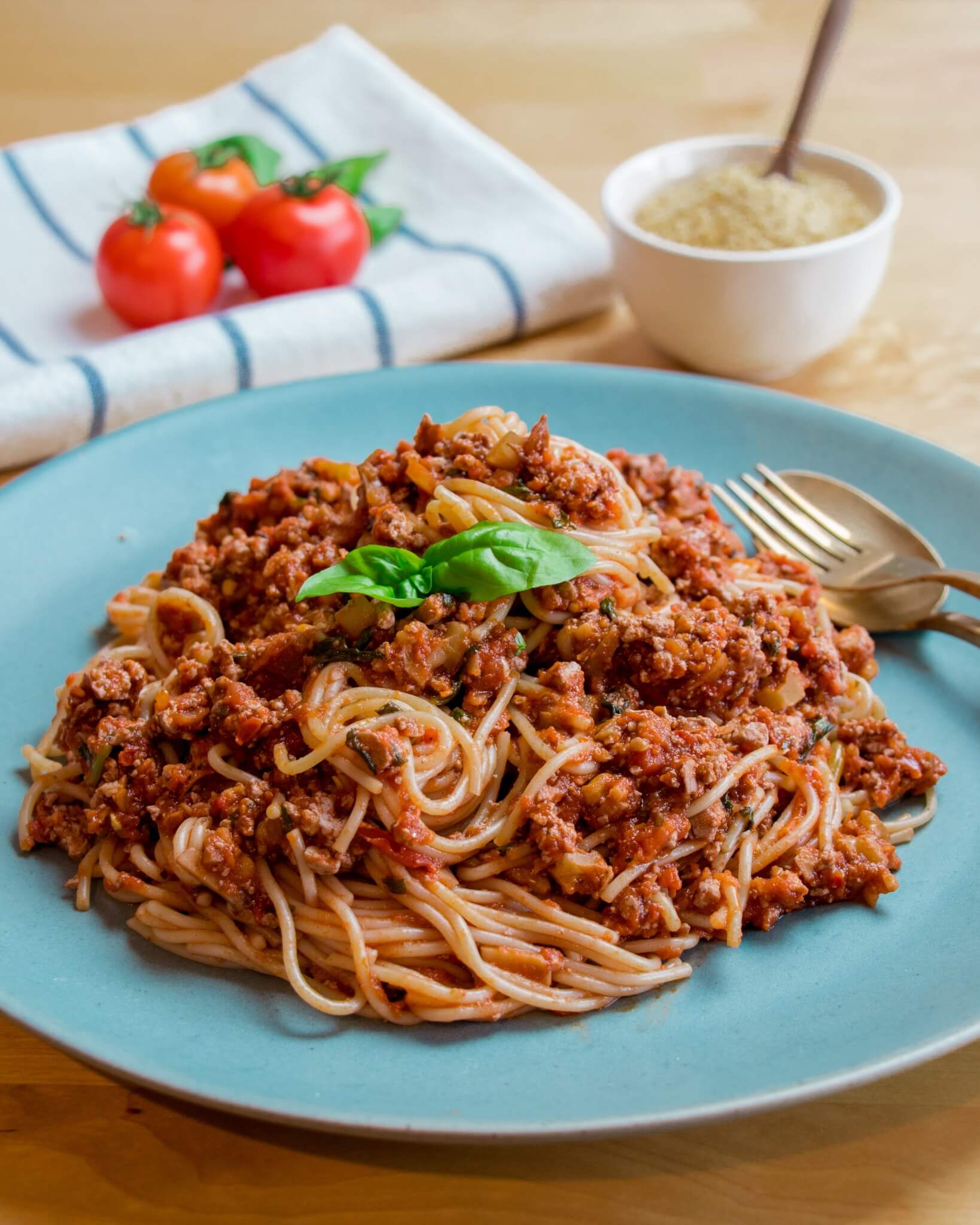 Vegan Spaghetti Bolognese - The Tasty K